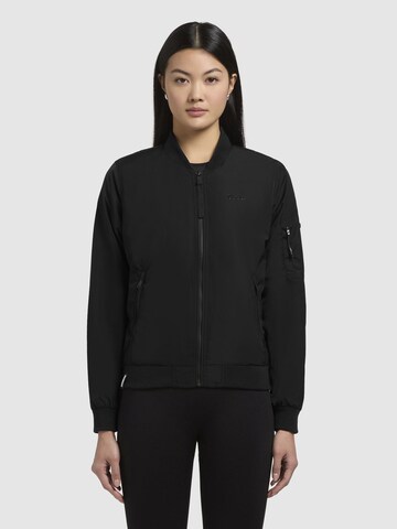 khujo Between-season jacket 'Cend' in Black: front