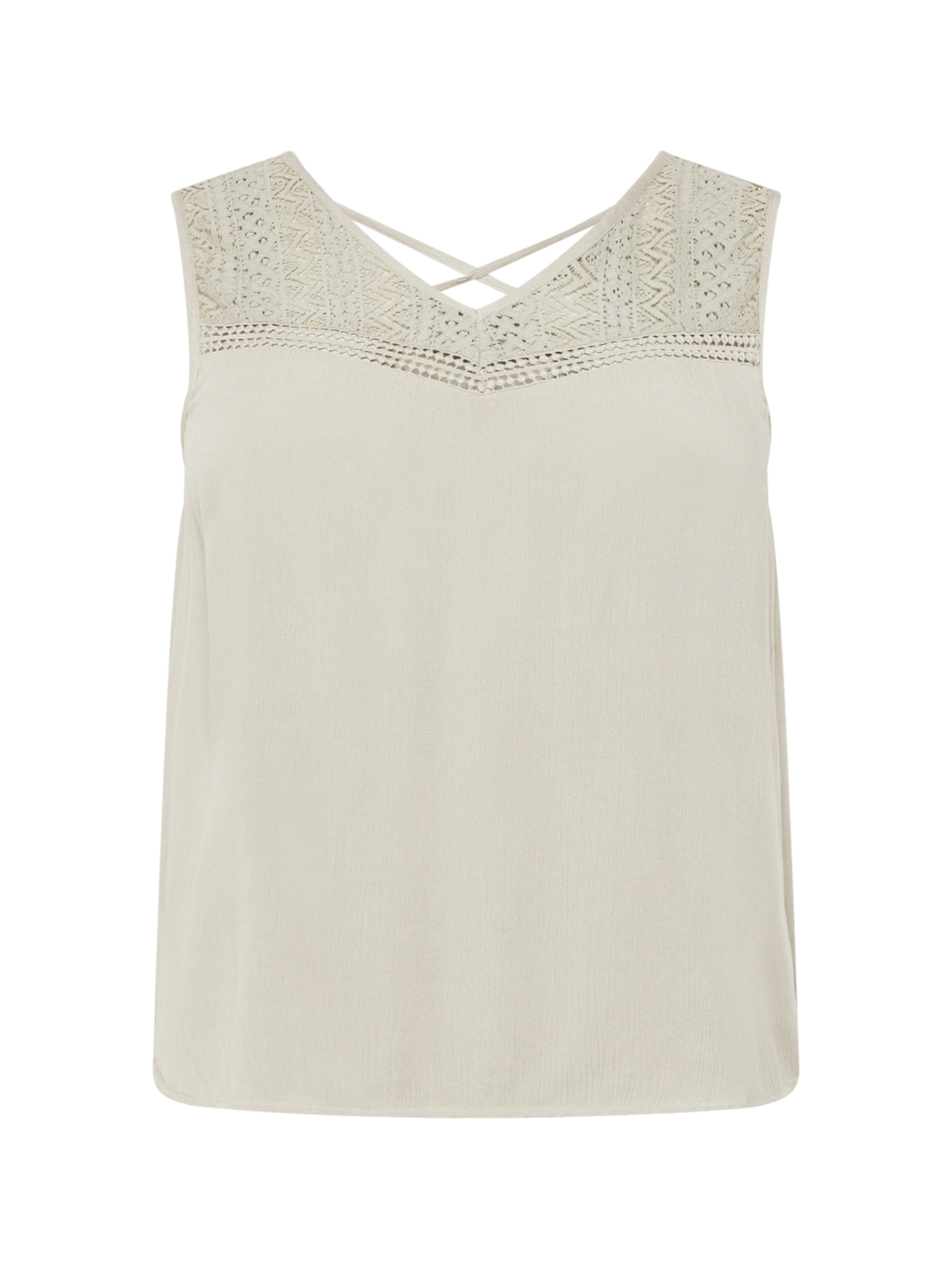 ABOUT YOU Curvy Topp 'Jasmin', värv roheline: eest vaates