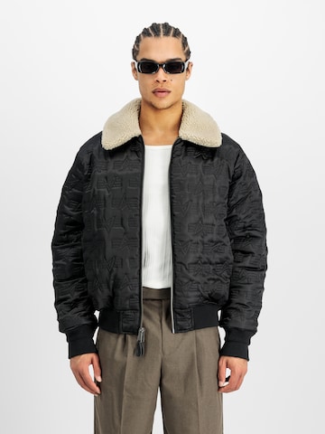 ALPHA INDUSTRIES Демисезонная куртка в Черный: спереди