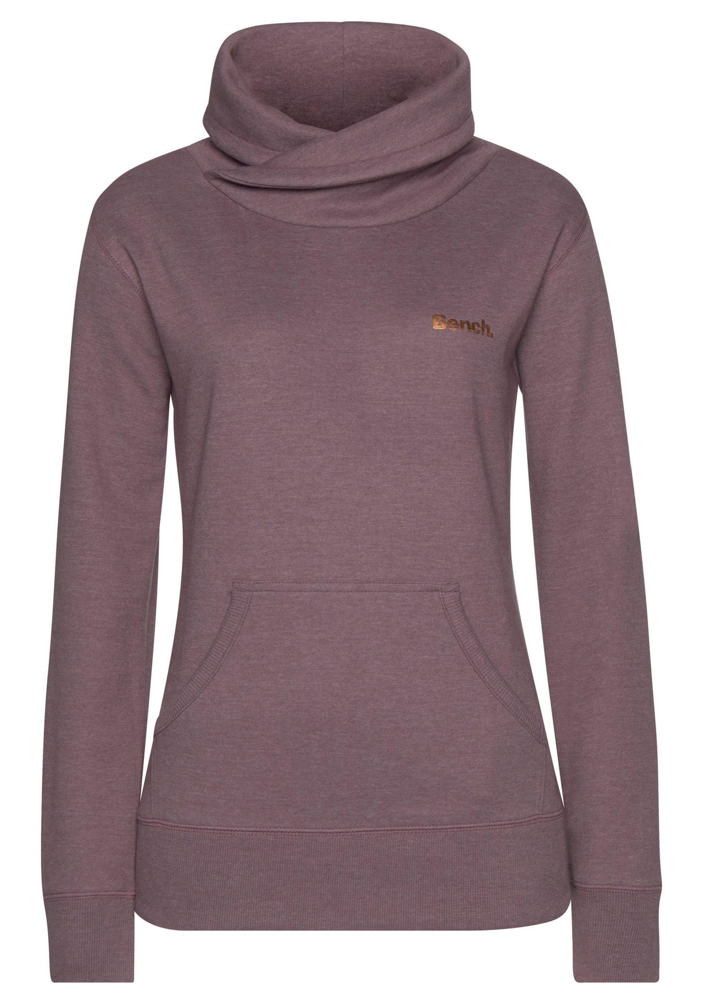 BENCH Sweatshirt in Lila: Vorderseite