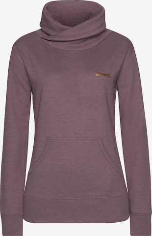 BENCH Sweatshirt in Purple: front