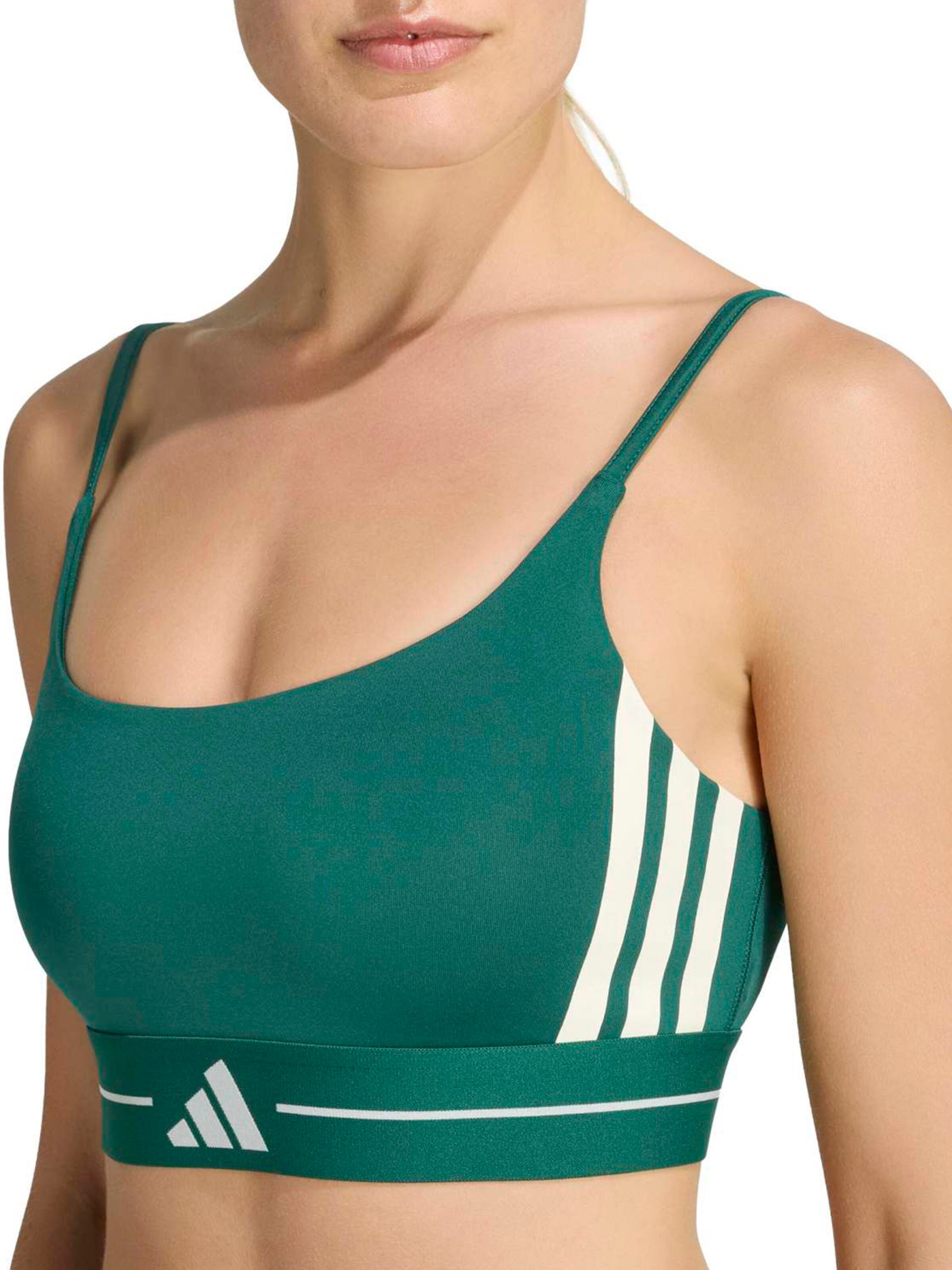 ADIDAS PERFORMANCE Bustier Sportmelltartók 'HYG' - zöld