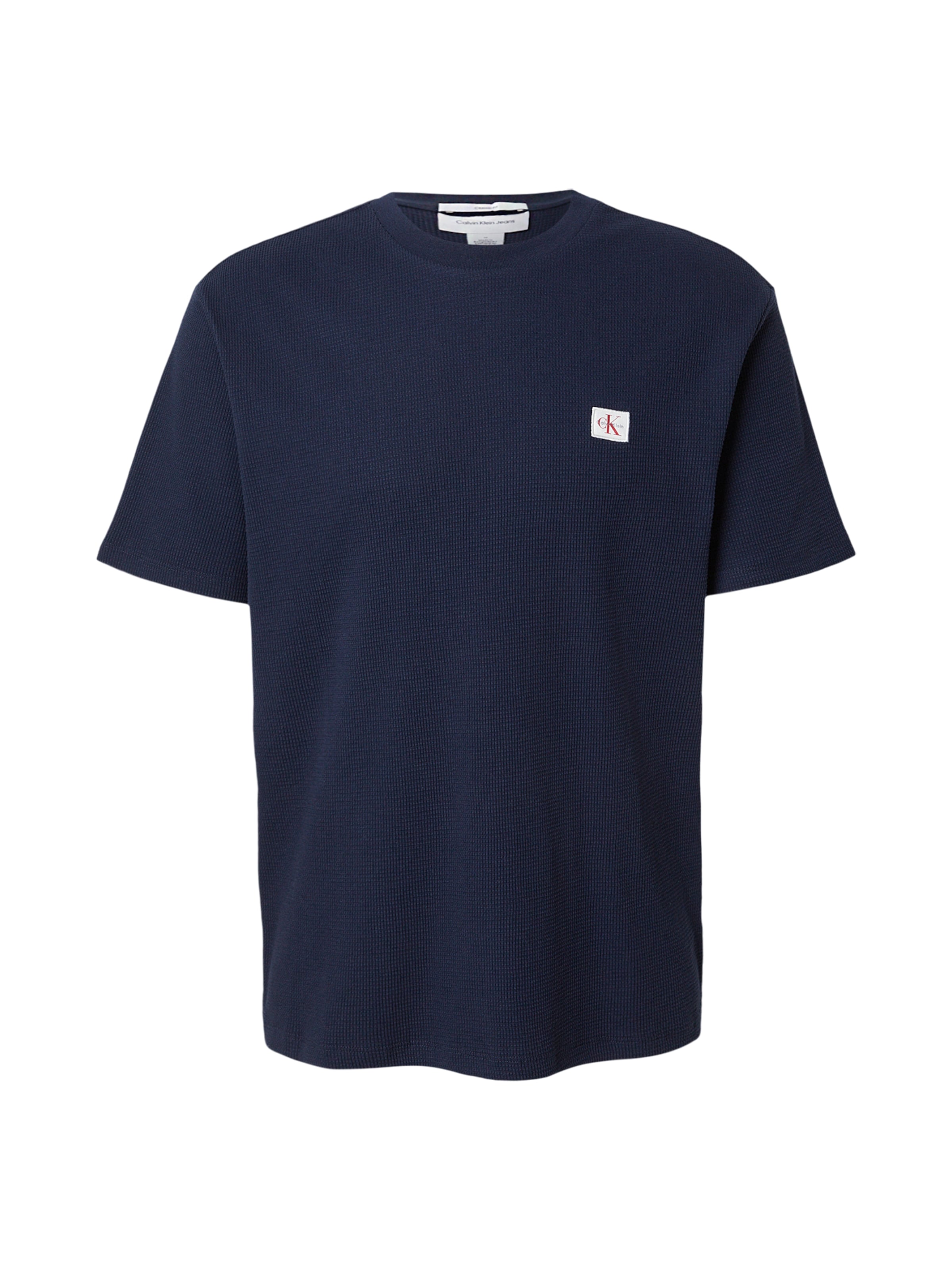 T-Shirt Calvin Klein Jeans en bleu : devant