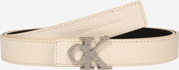 Calvin Klein Jeans - Cinturón en beige: frente