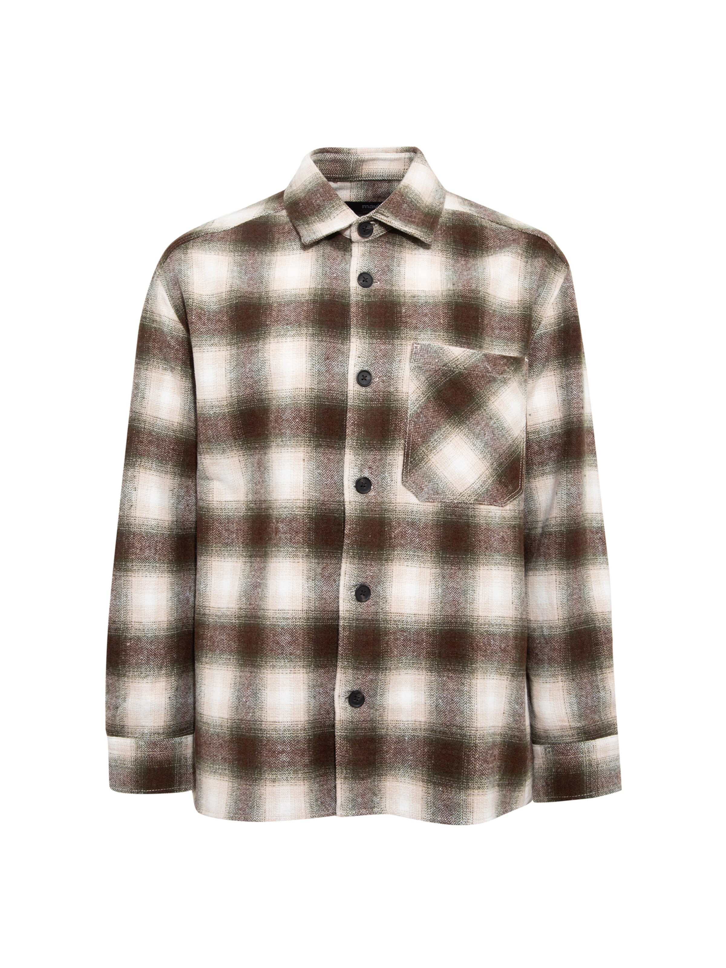 Mavi Comfort fit Button Up Shirt in Beige: front