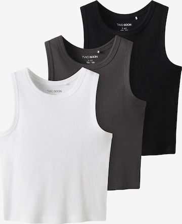 TWO SOON Top in Mixed colours: front