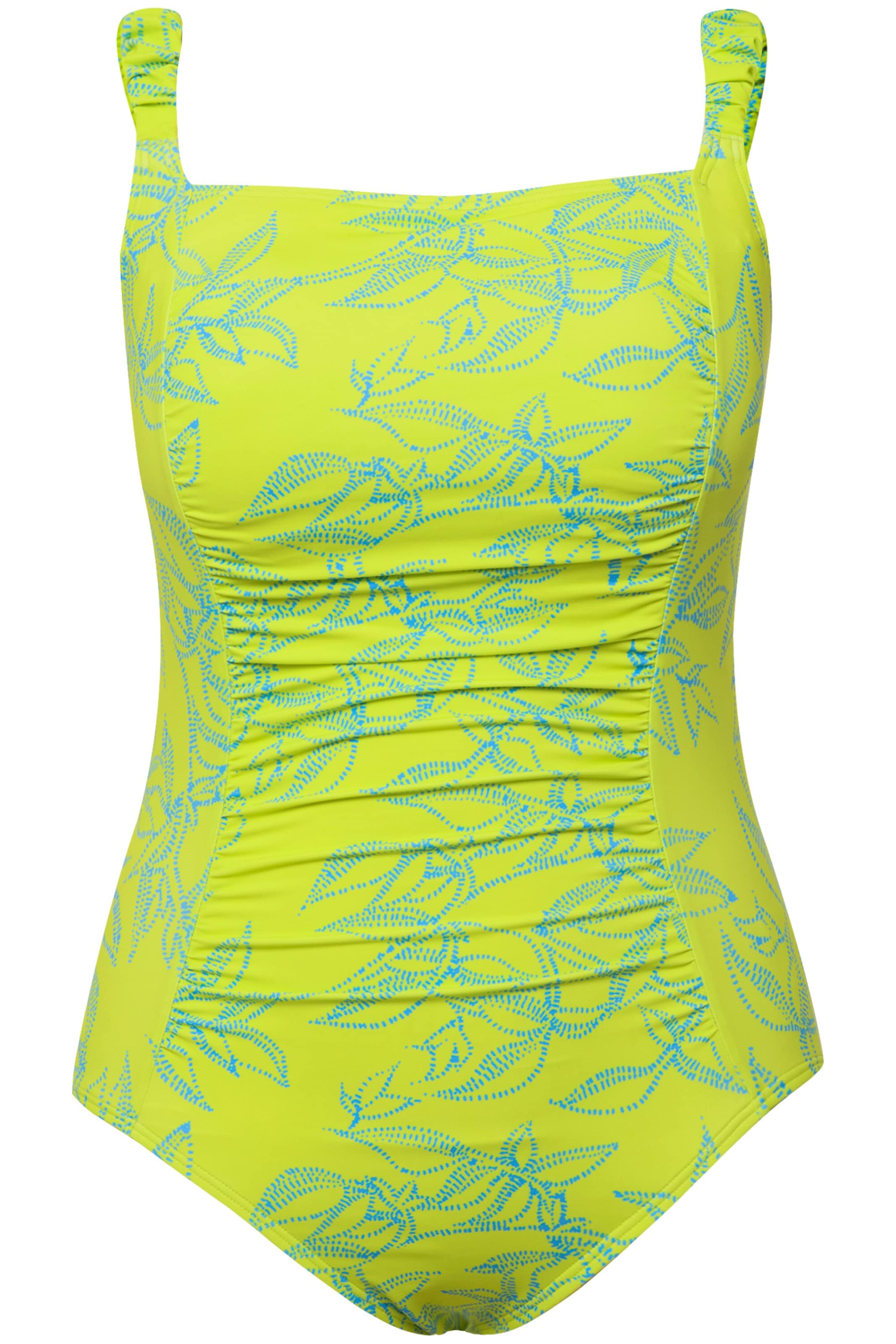 Bustier Maillot de bain Ulla Popken en vert : devant