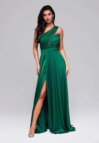 Robe de soirée Ombre en vert