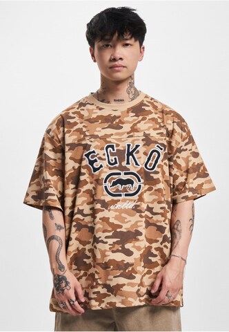 T-Shirt Ecko Unlimited en marron