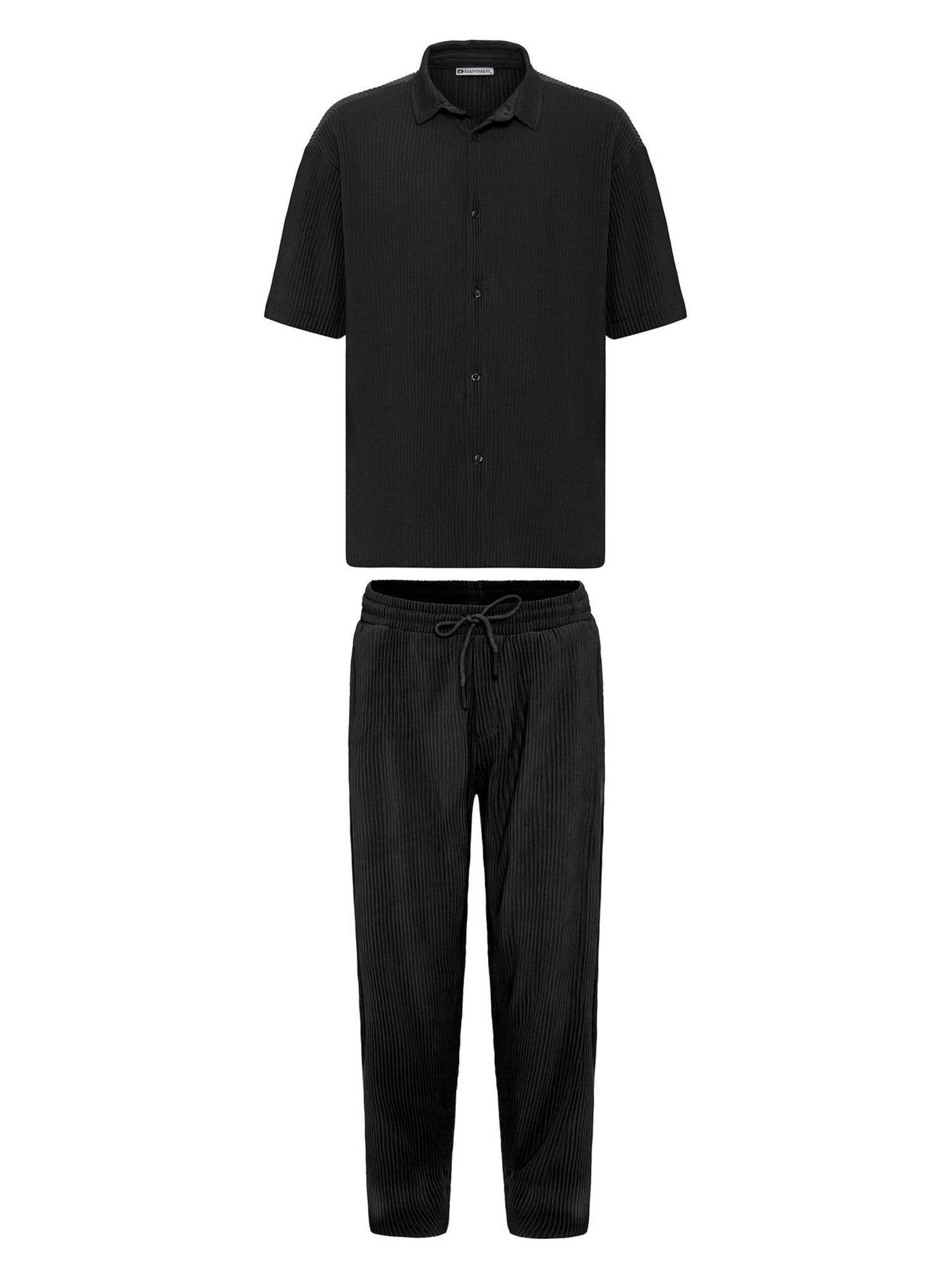 Abito da casa di Dandalo in nero: frontale