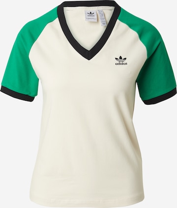ADIDAS ORIGINALS Shirt 'Adicolor 70S Cali' in Wit: voorkant