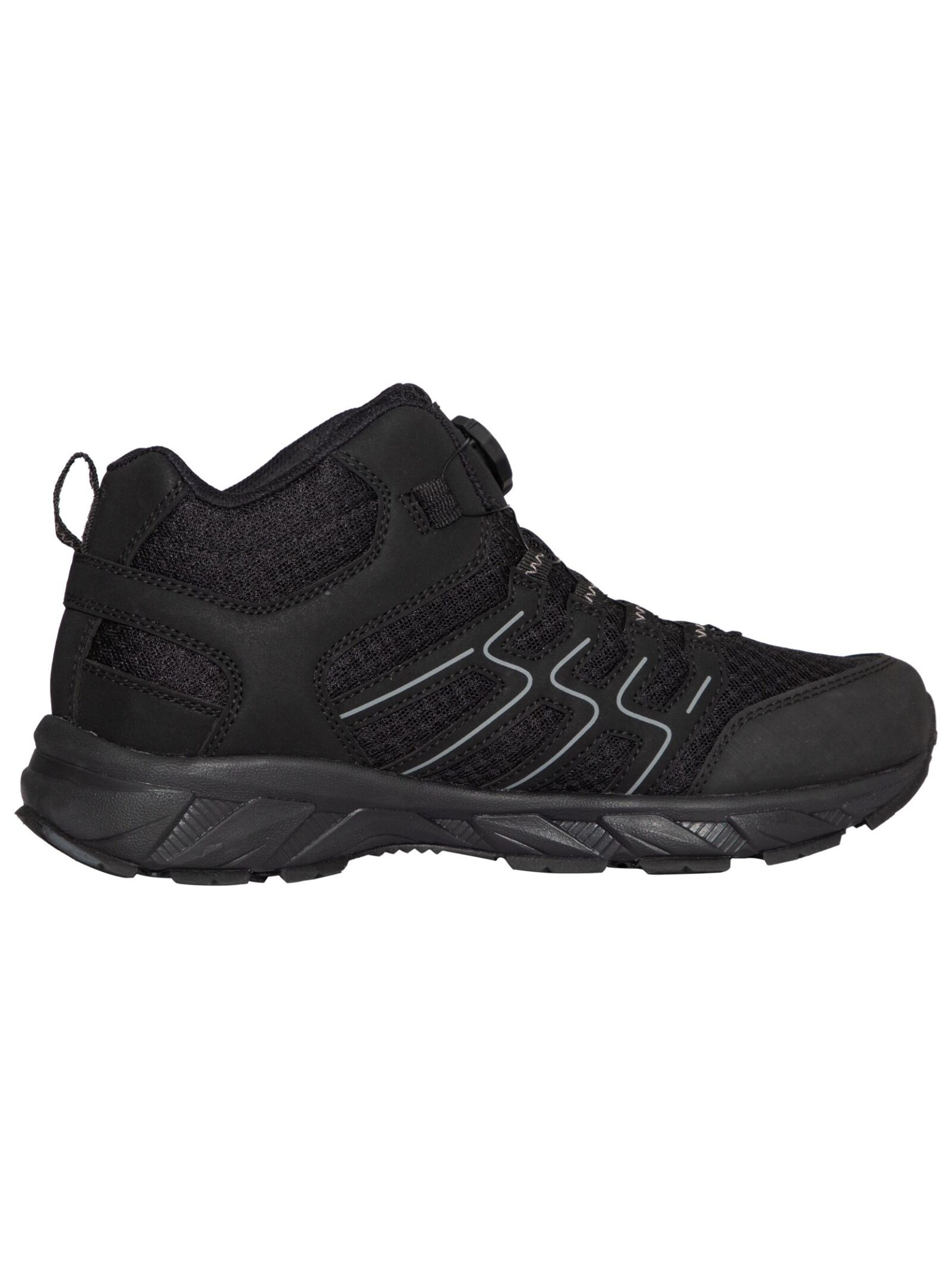 Boots stringati di SKOGAN in nero: lato