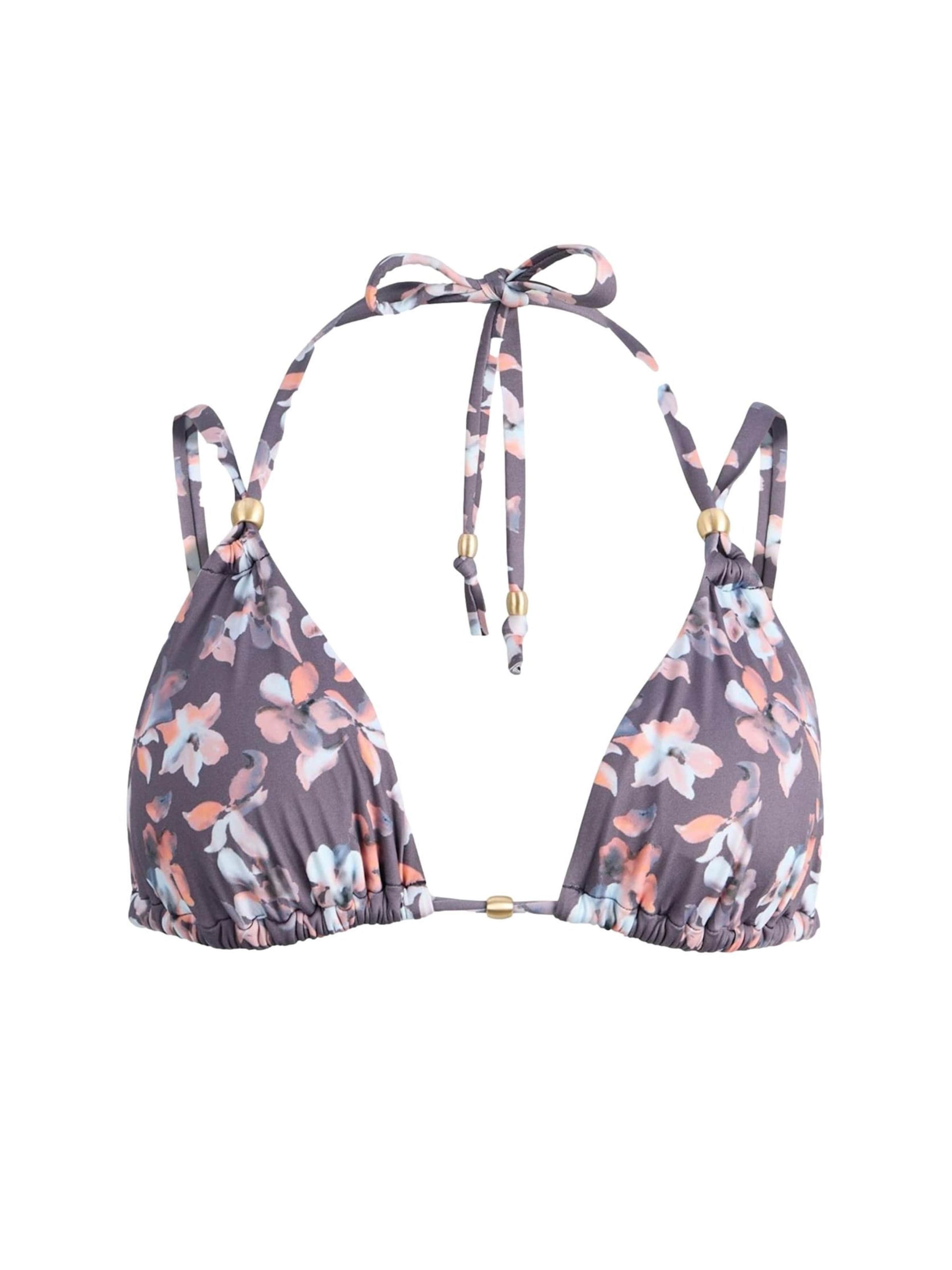 Mint Velvet Triangel Bikinitop in Lila: voorkant