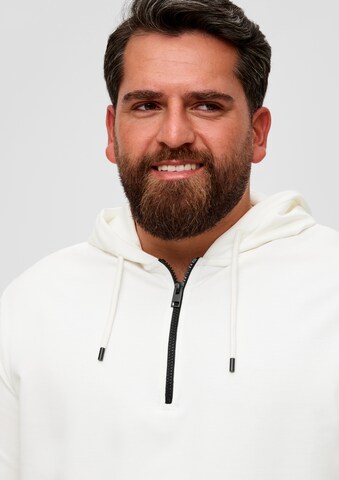s.Oliver Men Big Sizes Sweatshirt in White