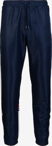 Sergio Tacchini Regular Sportbroek 'Den' in Blauw: voorkant