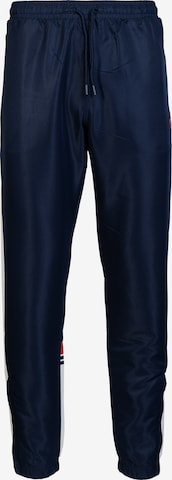 Sergio Tacchini Tapered Workout Pants 'Den' in Blue: front