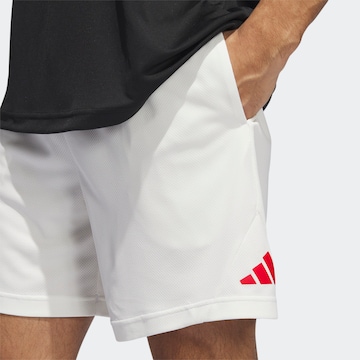 regular Pantaloni sportivi di ADIDAS PERFORMANCE in bianco