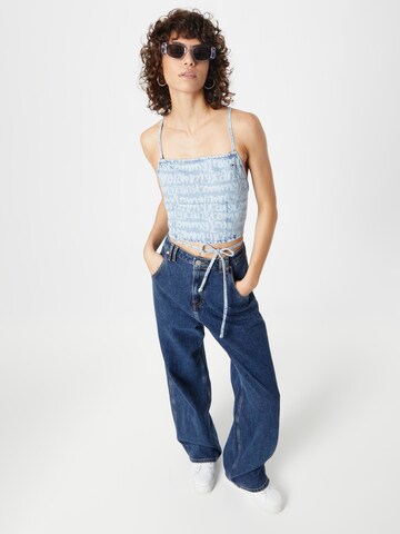 Chemisier Tommy Jeans en bleu