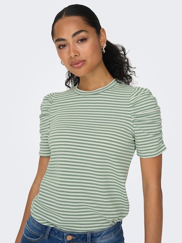 ONLY Shirt 'IBEN' in Groen: voorkant