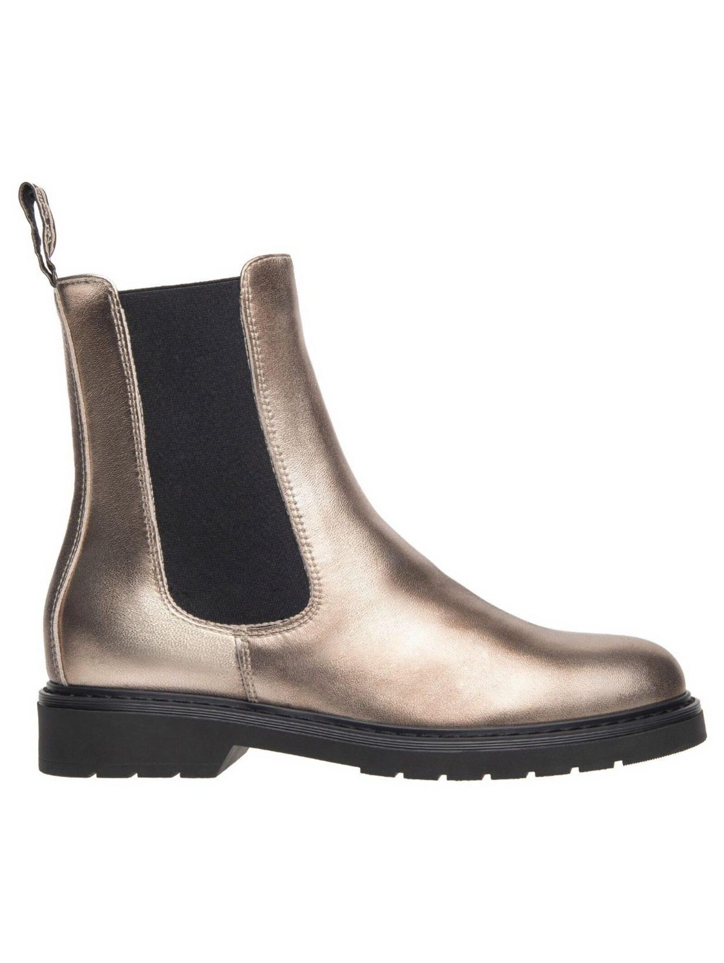 Chelsea Boots Nero Giardini en or