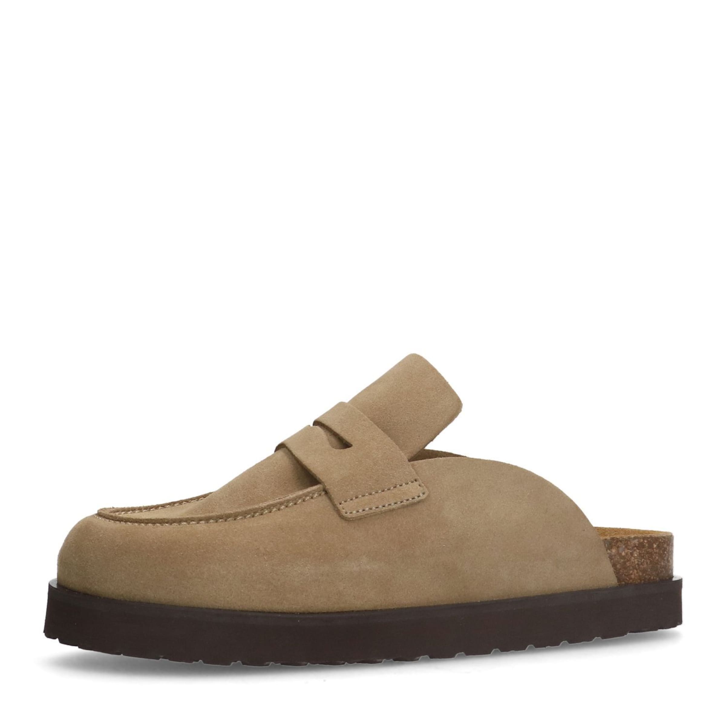 SACHA Classic Flats in Brown: front