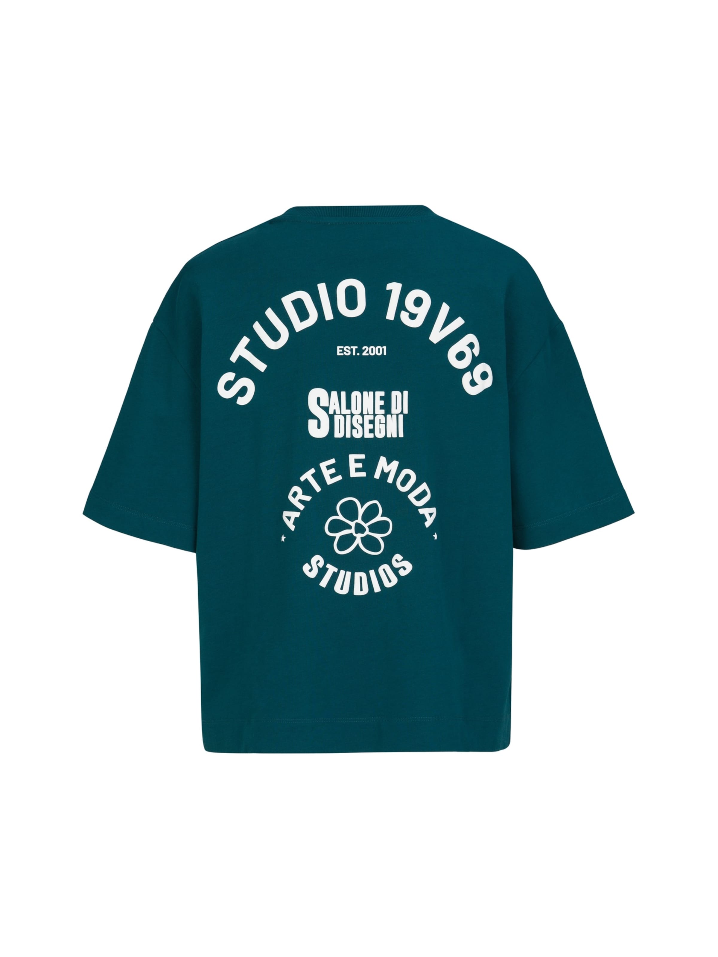 19V69 ITALIA T-Shirt in Grün