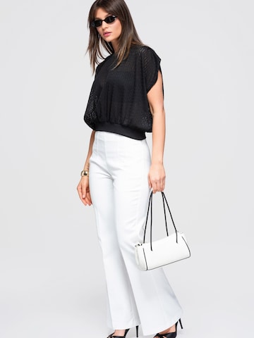 Ombre Blouse in Black