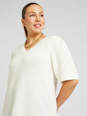 EVOKED Пуловер 'Dalo' в бяло