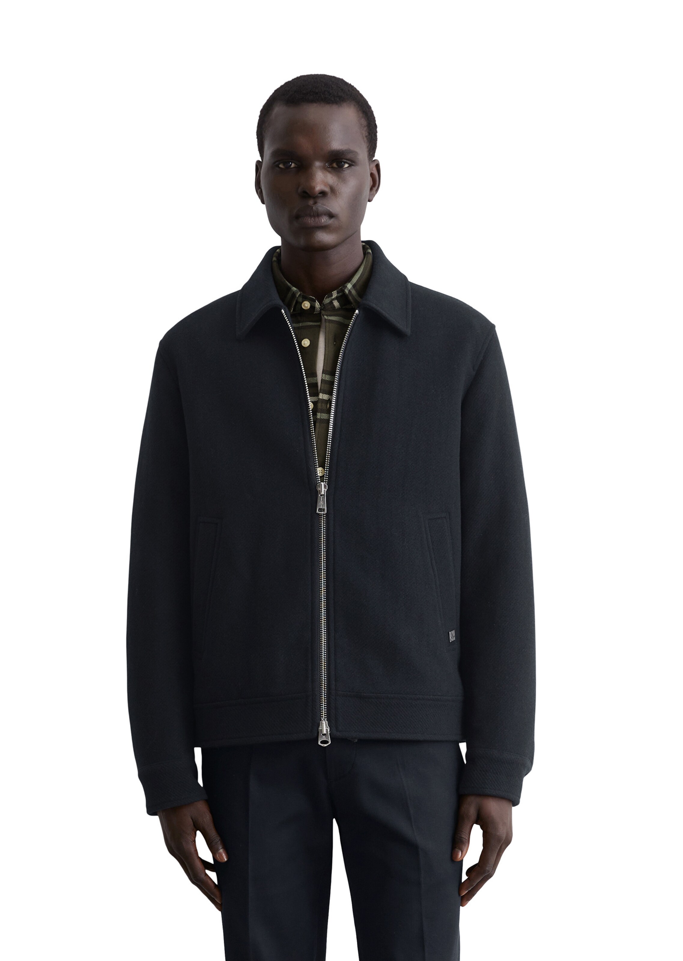 Marc O'Polo - Chaqueta de entretiempo en azul: frente