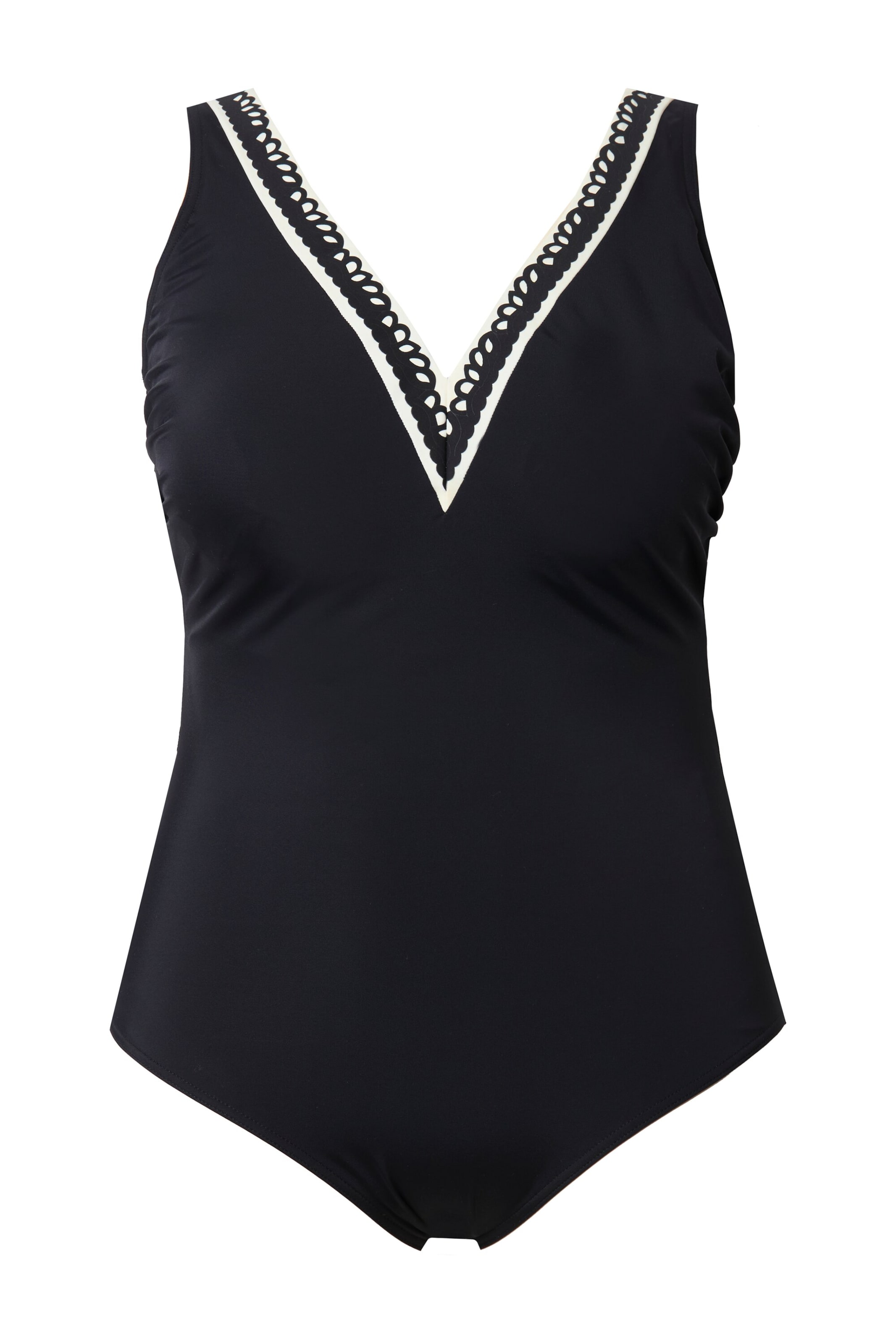 Ulla Popken Plavky – černá: přední strana