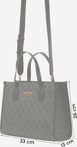 GUESS Handtasche 'Silvana' in Grau