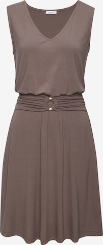 LASCANA Dress in Brown: front