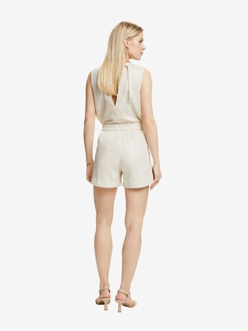 ESPRIT Regular Broek in Beige