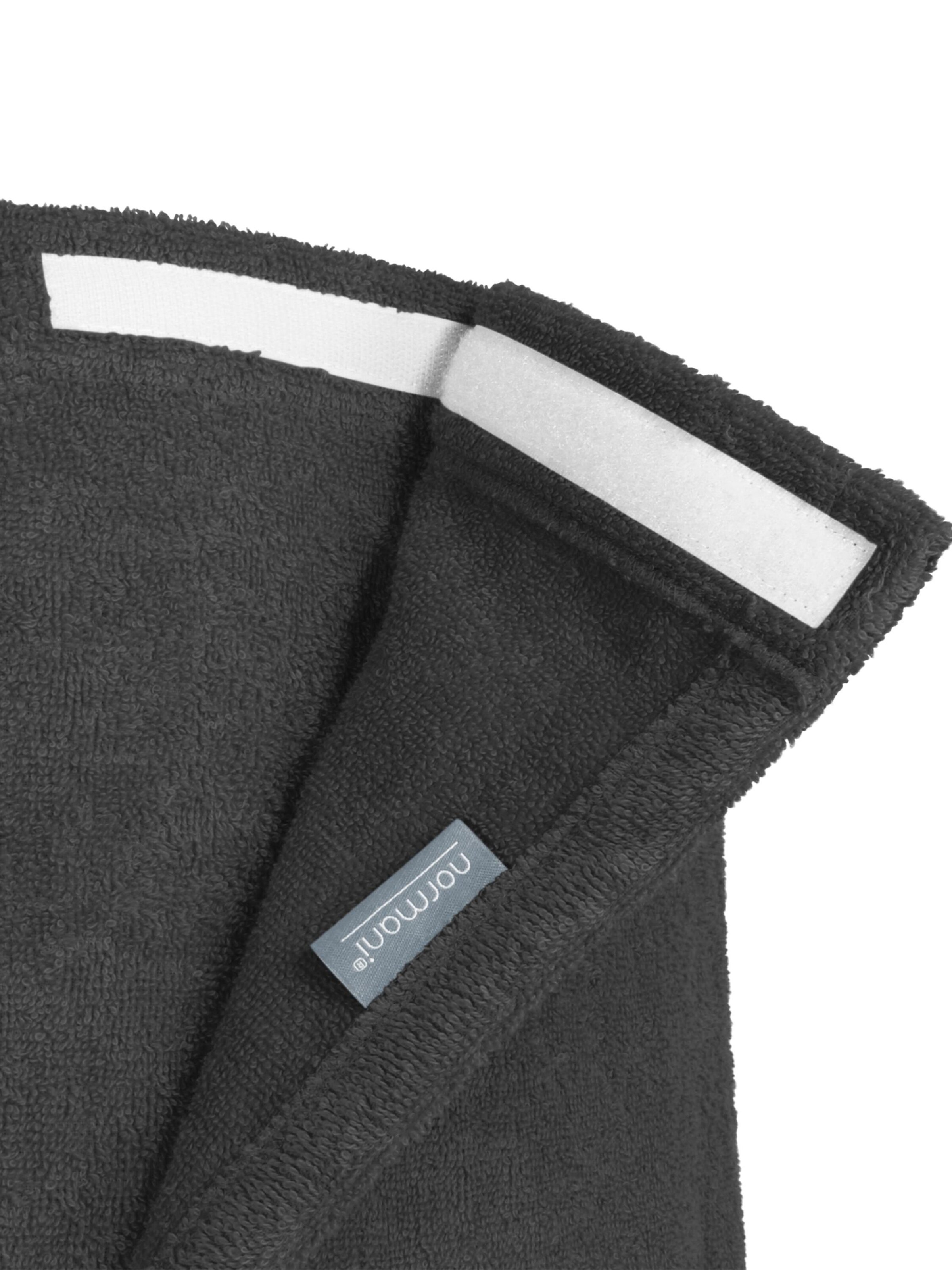 Peignoir court 'Mardin' normani en noir