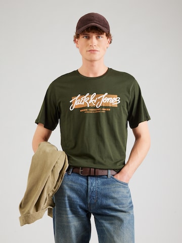 JACK & JONES T-shirt 'JJURBAN' i blå: framsida