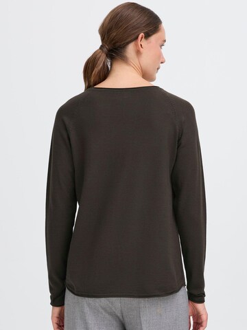 Oxmo - Pullover 'Fkeana' em castanho