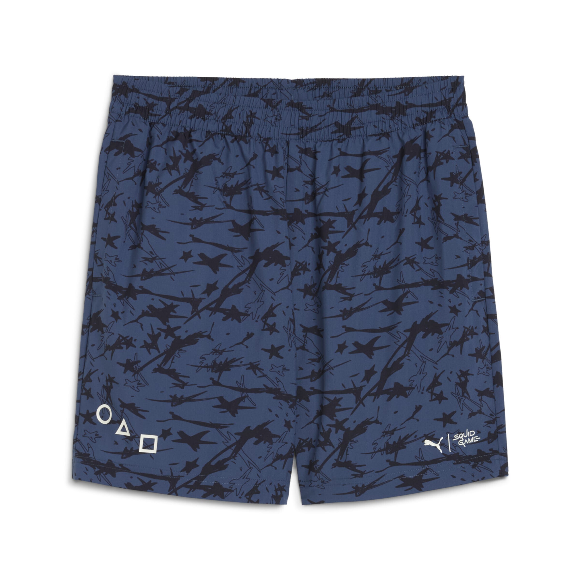 PUMA Loosefit Broek 'Puma x Squid Game' in Blauw: voorkant