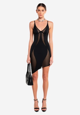 OW Collection Dress 'SWIRL' in Black