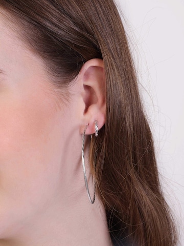 Boucles d'oreilles Lucardi en argent