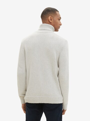 TOM TAILOR Sweter w kolorze biały