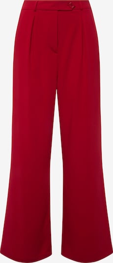 Studio Untold Pantalon à pince en rouge sang, Vue avec produit