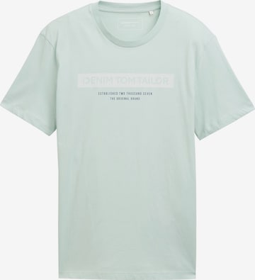TOM TAILOR DENIM - Camiseta en verde: frente