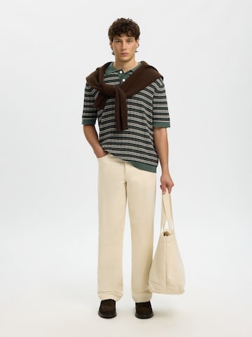 Pull-over 'SLHDane' SELECTED en vert