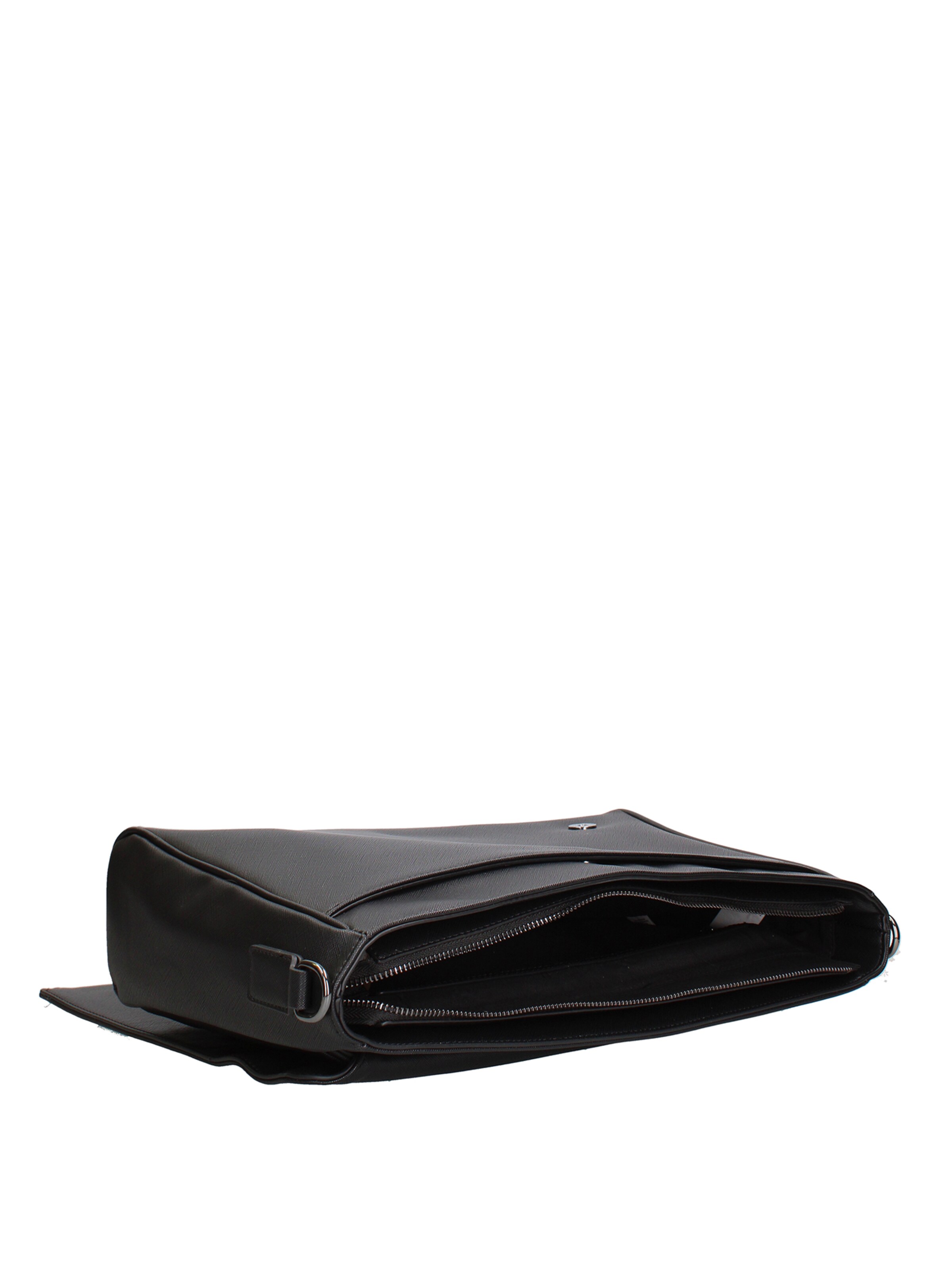 Borsa a tracolla 'Borsa a Tracolla Uomo Poliuretano - Chiusura Magnetica' di Momo Design in nero