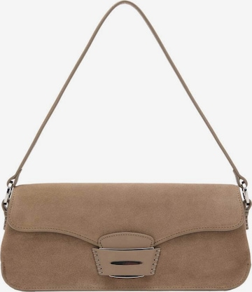 MANGO Schultertasche in Braun: Vorderseite