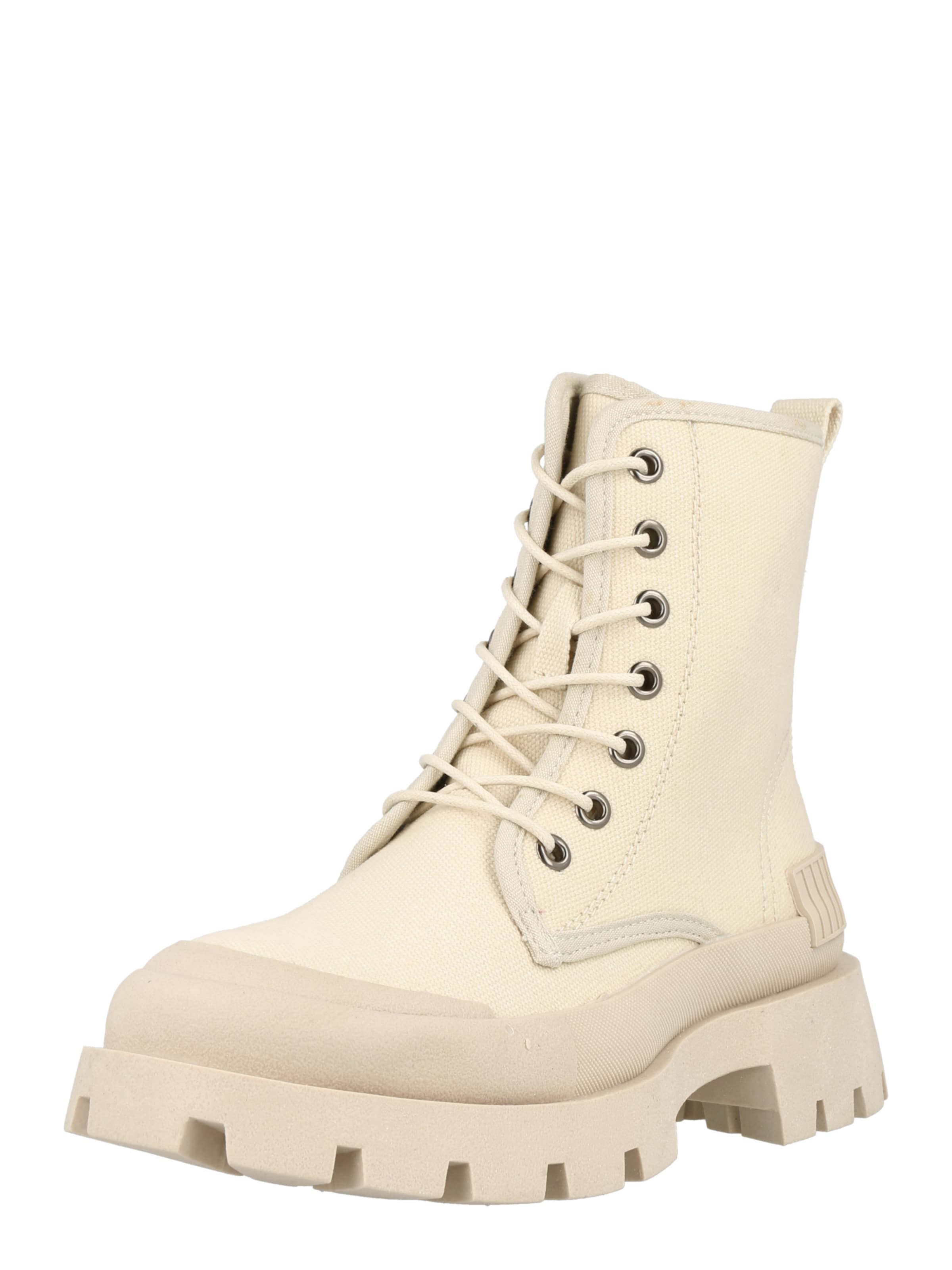 ABOUT YOU Stövel med snörning 'Tamina' i beige: framsida