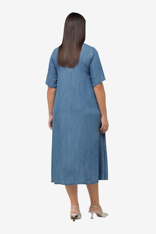 Ulla Popken Shirt Dress in Blue