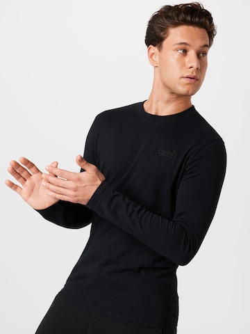 Superdry Shirt in Black: front