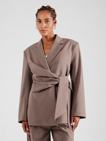 & Other Stories Blazer in Braun: Vorderseite