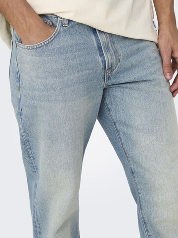 Only & Sons Regular Jeans 'ONSEdge' in Blau